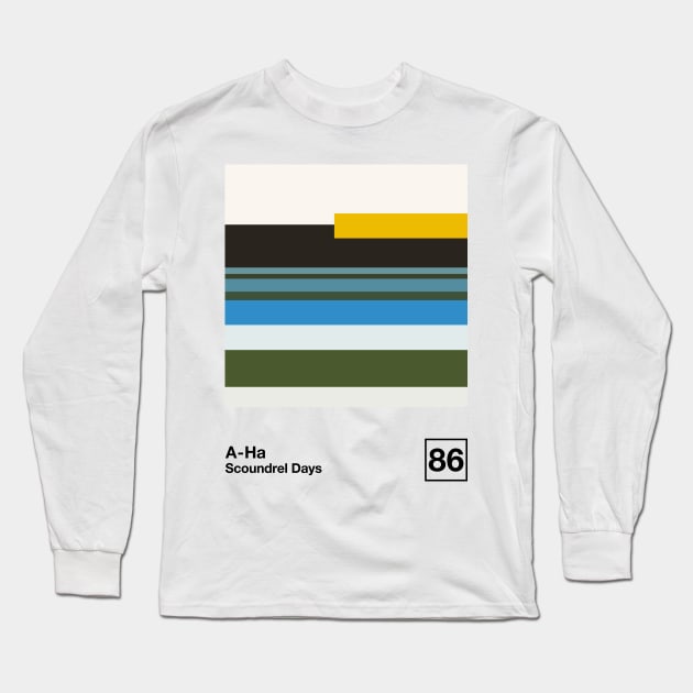 Scoundrel Days / Minimalist Style Graphic Artwork Design Long Sleeve T-Shirt by saudade